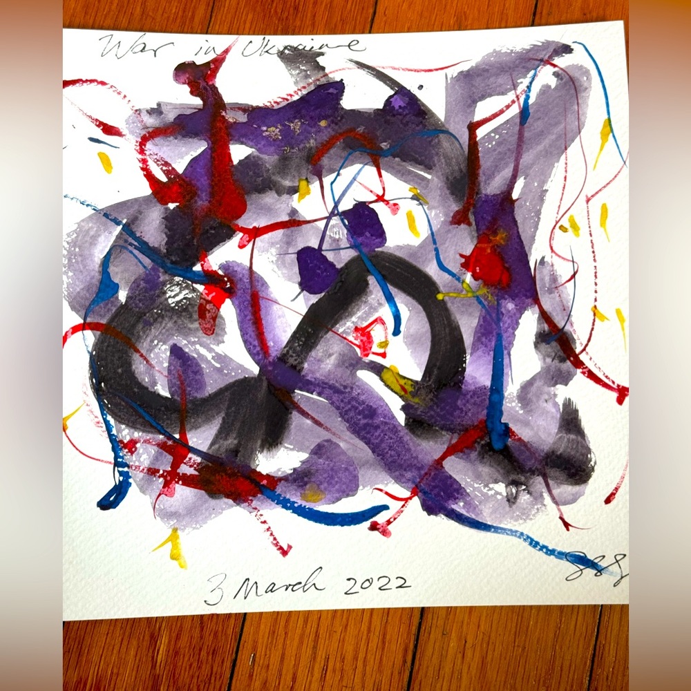 Original signed watercolor